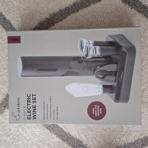 NEW RABBIT 6 Piece Electric Wine Openr Set